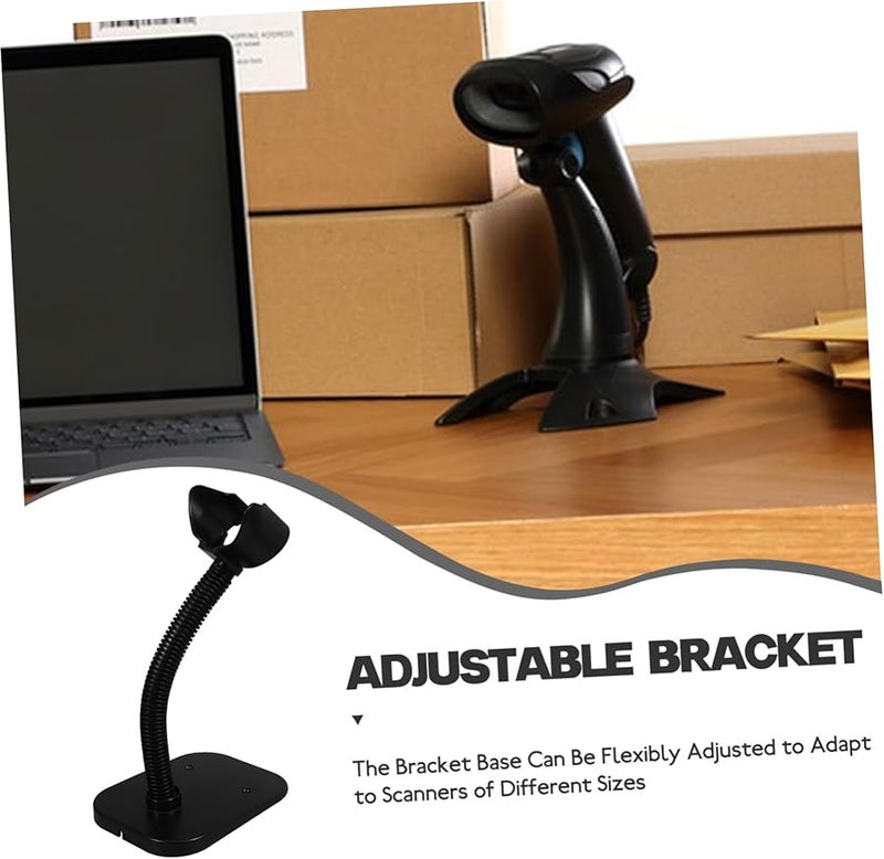 Adjustable Barcode Scanner Holder Stand with Non Slip Base Portable Desk Mount Stable Support Rack - Image 3